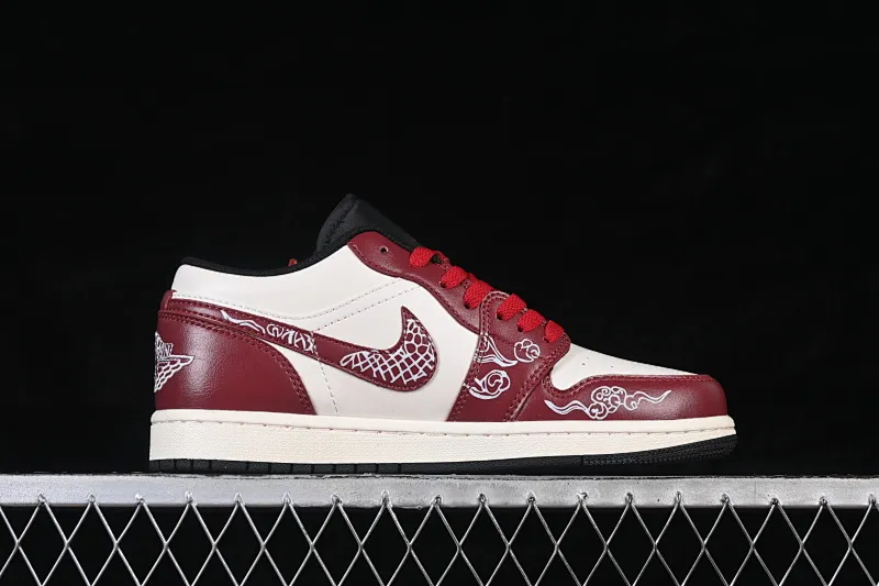 All Categories Air Jordan Jordan Series Basketball Shoes Air Jordan 1 Low Air Jordan 1 Low AJ1 Joe 1 Year of the Horse Limited Low-State Cultural Casual Shoes 553558-040